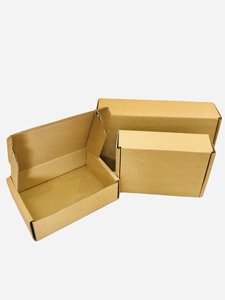 OEM/ODM carton d'expédition ondulé en papier kraft robuste et personnalisé 29*19*5 pouces pour la vente en gros de vêtements/chaussures/cadeaux recyclés - Product Image 3
