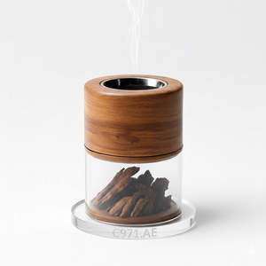 Support à bâtonnets d'encens en bois de qualité supérieure avec sac de rangement, ensemble brûleur d'encens en bois avec sac de transport en toile - Product Image 4