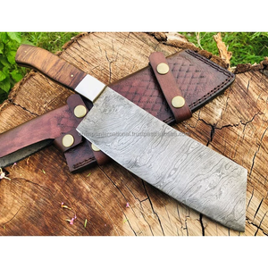 Cuchillo de Cocina Profesional de 7.5 Pulgadas con Mango de Madera de Nogal, Cuchillo de Chef Ecológico de Acero Inoxidable para Carne - Product Image 1