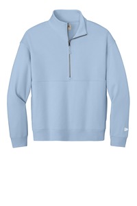 Sudadera de Forro Polar Grueso Azul Cielo de Alta Calidad para Hombre, con Cierre de Cremallera 1/4, Personalizada con Logotipo Digital, para Invierno, Venta al por Mayor - Product Image 4