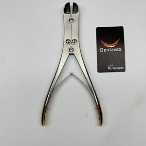 Pince coupante à broches réutilisable Dentavex Corporation, instrument chirurgical orthopédique pour traumatismes, pour fils de Kirschner en acier inoxydable - Product Image 1
