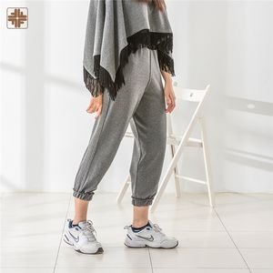 ODM Negro Cargo Algodón Poliéster Pantalones Sostenibles Mujer - Product Image 6