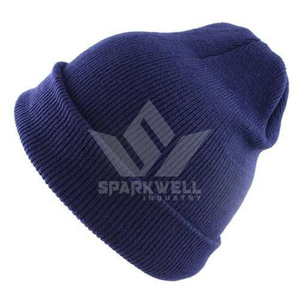 Bonnet unisexe orange avec pompon, bonnet d'hiver en tricot de couleur unie, style décontracté, taille adulte 56-58CM - Product Image 4