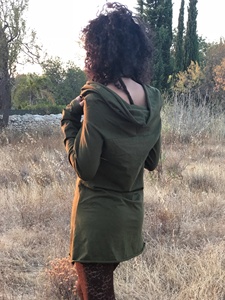 เสื้อฮู้ดคอวีสไตล์โบฮีเมียนแขนยาว เสื้อคลุมมีฮู้ดสไตล์โบโฮสำหรับงานเทศกาล แฟรี่คอร์ สไตล์เอลฟ์ ชุดคอสตูมสำหรับผู้หญิง เสื้อฤดูร้อน - Product Image 2