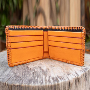 Cartera de hombre estilo vintage con patrón de piel de vaca en venta, diseño popular, cartera de hombre de cuero genuino al mejor precio. - Product Image 4