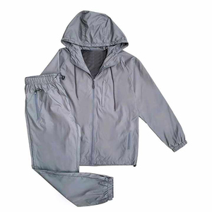 Survêtement Homme Bicolore 2-en-1 avec Fermeture Éclair Intégrale, Col Rond, Style Vintage, 100% Nylon Léger et Respirant pour l'Été - Product Image 1