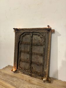Decoración de Pared para el Hogar Hecha a Mano, Estilo Art Deco, Tallada en Madera y Latón, Multifuncional, Duradera, para Sala de Estar, Dormitorio, Comedor - Product Image 3