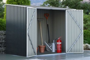 Caseta de jardín 2.2 x 1.49m, cobertizo de almacenamiento exterior de metal, duradero, resistente a la intemperie, al mejor precio - Product Image 5