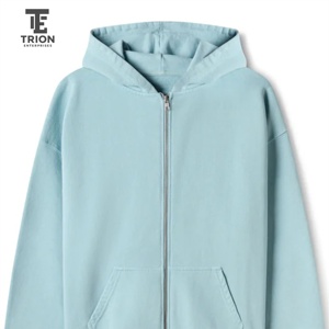 Sudadera con Capucha y Cremallera para Hombre, Invierno, 100% Algodón, Tejido Suave y Transpirable, Ofrece Comodidad y Calor, Ecológica, Resistente al Viento, con Bolsillo - Product Image 4