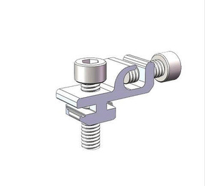 Clip de mise à la terre pour panneau solaire, support en aluminium pour structure de montage solaire sur toit - Product Image 3