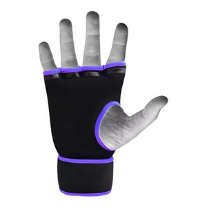 Guantes de Ciclismo de Cuero de Primera Calidad con Almohadillas de Gel, Medios Dedos, Cierre Ajustable - Product Image 2