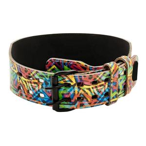 เข็มขัดยกน้ำหนักหนังแบบปรับได้สำหรับออกกำลังกายและความแข็งแรงทนทานทนทาน - Product Image 3