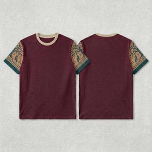 T-shirt d'été uni pour homme, manches courtes, en mélange de coton rafraîchissant, couleur unie, basique, pour hommes européens - Product Image 5