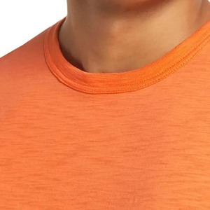 T-shirts pour hommes à col ras du cou, prix de gros, manches courtes, été, décontractés, couleur unie, coton respirant, séchage rapide, coupe classique - Product Image 5