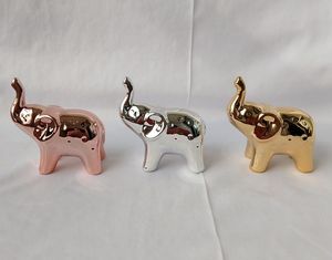 Modern Aluminum <b>Elephant</b> Statue With Clean Finish Suitable For Contemporary Home <b>Decoration</b> And Minimal Design Setup - Product Image 6