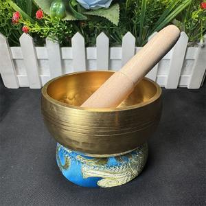 Bol chantant en laiton de l'Himalaya de qualité supérieure, martelé à la main, pour la méditation, la guérison et la thérapie sonore, qualité export - Product Image 1
