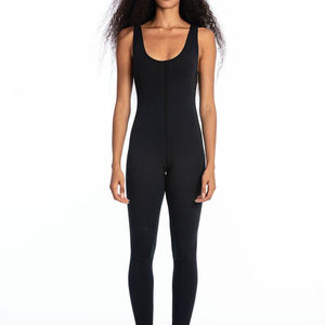 Conjuntos deportivos de alta calidad para mujer, ropa deportiva de una pieza, con logo personalizado, conjunto suave de yoga y gimnasio, mono deportivo para mujer. - Product Image 6