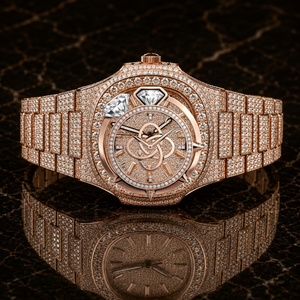 Luxury Automatic Moissanite <b>Diamond</b> <b>Watch</b> Men Full VVS Stone Stainless Steel <b>Watch</b> - Product Image 1