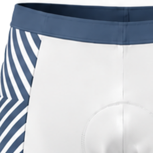 White Slate Blue <b>Padded</b> <b>Cycling</b> <b>Shorts</b> Breathable Quick Dry Stretch Road Bike Racing Training Performance Bicycle Sportswear - Product Image 2