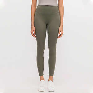 Nouveau Legging de Yoga Femme Lulu Design Align 2026, Taille Haute, Couleur Nude Unie, Extensible dans les Quatre Sens, Longueur Mollet, pour Sport et Fitness - Product Image 4