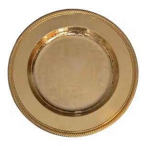 จานรองโลหะดีไซน์เนอร์ พรีเมียม สำหรับตกแต่งโต๊ะอาหารในร้านอาหารหรู - Product Image 4