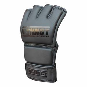 Guantes de Entrenamiento de MMA Profesionales de Primera Calidad, de Cuero, Medios Dedos, con Cierre, Impermeables, Duraderos, para Protección de Adultos, Venta al Por Mayor - Product Image 2