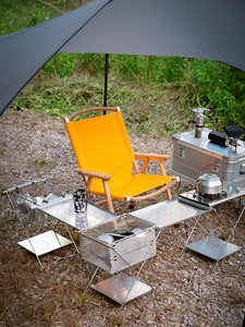 Black Folding Metal Side <b>Table</b> Outdoor <b>Camping</b> <b>Table</b> with Basket <b>Storage</b> Lower Shelf 32 x 36 cm - Product Image 5