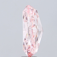 Diamante Suelto Certificado por IGI para Joyería, 1.00 Quilates, Color Rosa Intenso, Corte Ovalado, Diamante Cultivado en Laboratorio, Corte Excelente, Claridad VS2