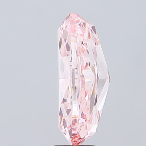 Diamant en vrac certifié IGI pour bijoux, 1,00 carat, rose vif fantaisie, ovale, diamant de laboratoire, coupe excellente, clarté VS2 - Product Image 6