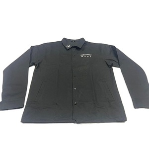 Chaqueta Cortavientos Personalizada Unisex para Hombre, Estilo Casual, Cuello Alto, Cierre de Broches, 100% Algodón, Chaqueta Deportiva - Product Image 1