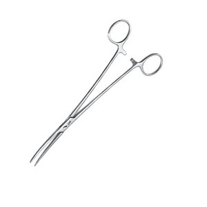 Pinces hémostatiques Rumel 23 cm (9 pouces) droites en acier inoxydable, instrument chirurgical manuel certifié CE Classe I - Product Image 6