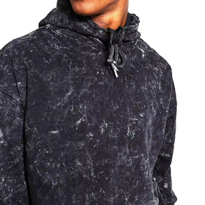 Nouveau Hoodie Homme Délavé à l'Acide de Haute Qualité, Vente en Gros, Meilleure Vente 2026, Marque Designer OEM, Streetwear, Hoodie Fortement Délavé - Product Image 6