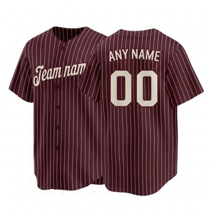 Uniformes de Béisbol Blancos al por Mayor, Camisetas de Béisbol con Degradado de Color, Ropa Deportiva Estampada, Logotipo Personalizado Cosido, Jersey de Béisbol para Hombre - Product Image 1