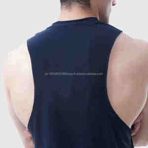 Camiseta sin Mangas para Hombre, Fabricación Personalizada al por Mayor, Ropa de Gimnasio de Alta Calidad, Secado Rápido, Transpirable, Cómoda, con Logotipo y Color de Moda - Product Image 3