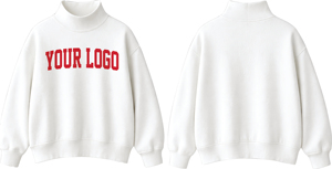 เสื้อสเวตเชิ้ตคอกลมทรงหลวม แขนยาว ผ้าฝ้ายใยไผ่คุณภาพสูง 340GSM สำหรับผู้หญิง เป็นมิตรกับสิ่งแวดล้อม รับสั่งทำ - Product Image 3