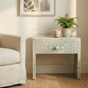 Mesa Auxiliar Hecha a Mano con Madreperla Ecológica, Tamaño Personalizable, Estilo Moderno de Diseñador, Decoración para Dormitorio y Sala de Estar - Product Image 6