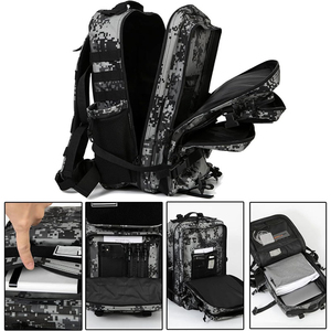 Mochila Táctica de Camuflaje Multifuncional Grande de Nuevo Diseño con Forro de Nailon Impermeable de 45L para Senderismo y Camping Unisex - Product Image 5