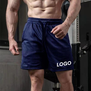 Pantalones Cortos Deportivos de Malla para Hombre, Transpirables, de Secado Rápido, Ligeros, para Gimnasio y Entrenamiento, con Cintura Elástica - Product Image 3