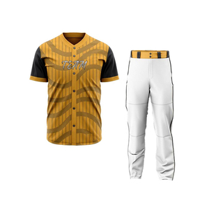 Maillots de baseball personnalisés en gros avec logo, vêtements de sport tendance, faible MOQ, sublimation, respirants, broderie, polyester - Product Image 1