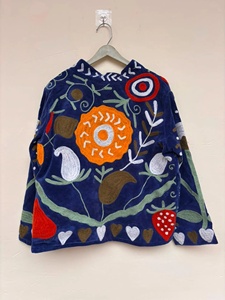 Best Selling Boho <b>Hippie</b> Suzani Velvet <b>Jacket</b> Handmade Winter Outerwear for Women Gift for Her - Product Image 2