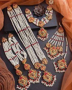 Nouveautés Bijoux pour Femme à Faible MOQ et Prix Compétitifs : Collier Choker Indien et Parures de Mariée avec Boucles d'Oreilles – Ensemble de Bijoux Tendance en Gros - Product Image 5