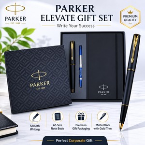 Premium Stainless Steel Metal Fountain Pen Gift <b>Box</b> <b>Chrome</b> Trim Student Notebook Planner Custom Logo Business Gift Office - Product Image 4