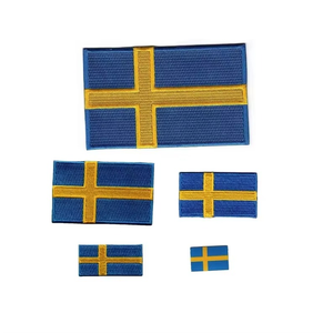 2026 Factory Supplies Custom Logo Embroidery <b>Patch</b> Iron-<b>On</b> <b>Sew</b>-<b>On</b> Woven Badges Resin Plastic Wholesale OEM for Flags - Product Image 3