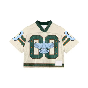 Maillot de football rétro classique de qualité supérieure à séchage rapide, maillot de fan de football américain vintage de bonne qualité en vente en ligne - Product Image 2