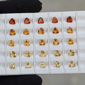 อัญมณีสีเหลืองมะนาวธรรมชาติขนาด6มม. ที่หายากตัดเป็นล้านล้านชิ้นอัญมณีขัดเงาคุณภาพสูงจากผู้จำหน่าย alibaba - Product Image 3