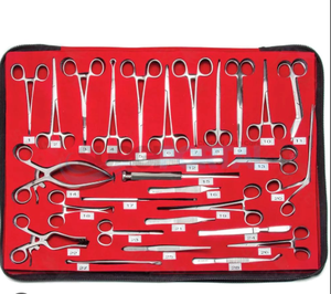 Instruments chirurgicaux vétérinaires réutilisables pour chiens, en acier inoxydable de haute qualité, ensemble d'instruments de chirurgie générale manuels pour cliniques vétérinaires - Product Image 2