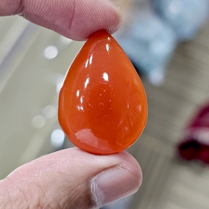 Lot de cabochons en cornaline rouge naturelle, pierres précieuses en cornaline pour la création de bijoux, taille libre, vente en gros de pierres précieuses - Product Image 4
