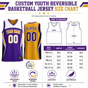Camiseta de Baloncesto Juvenil Reversible Personalizada, Camiseta de Práctica de Malla de Doble Cara para Escuelas y Campamentos, Fabricante OEM - Product Image 4