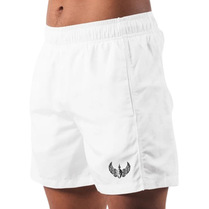 Shorts de bain pour hommes, couleur unie, séchage rapide, cordon de serrage, surf, natation, plage, écologiques, respirants, performance, sports nautiques - Product Image 3