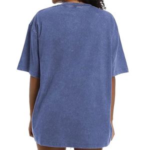 T-shirts d'été pour femmes en coton mélangé avec logo personnalisé, séchage rapide - Vêtements de sport décontractés confortables et flexibles - Product Image 3